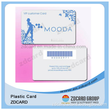 Plastic VIP Customer Card/PVC Membership Card (ZD-8007)